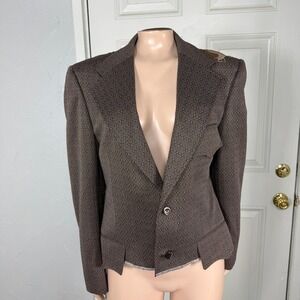 Vintage Handmade Reworked Upcycled Blazer Ramones Punk Camo Spenny lane D4-19